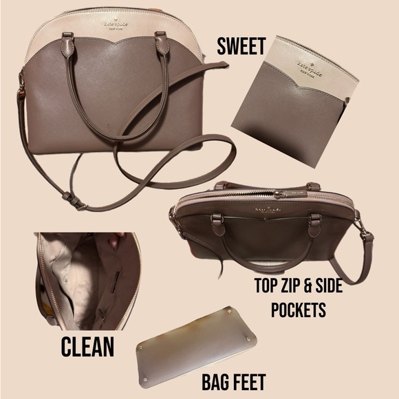 Beautiful Kate Spade Shoulder Bag 2 Tone - Picture 4 of 7